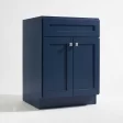 Navy Blue Shaker Cabinets